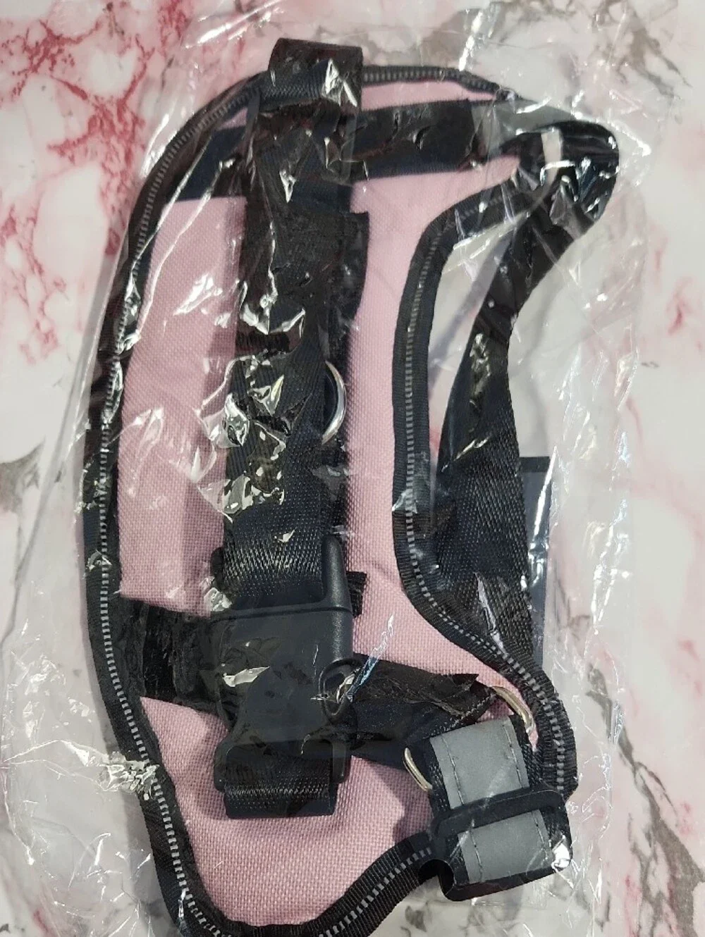 Black Service Dog Vest Harness with Emotional Support Patch